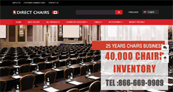 Desktop Screenshot of direct-chairs.com